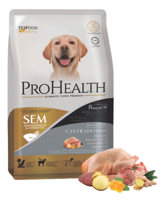 PROHEALTH CAES RACAS MEDIAS LIGHT 10,1KG