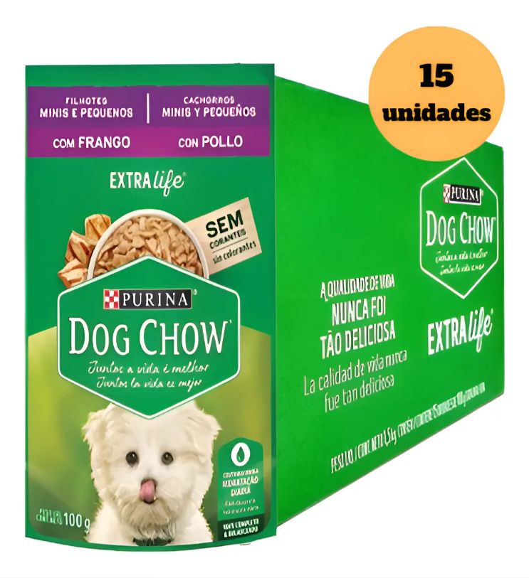 DOG CHOW FILH TDTM FRANGO 15un