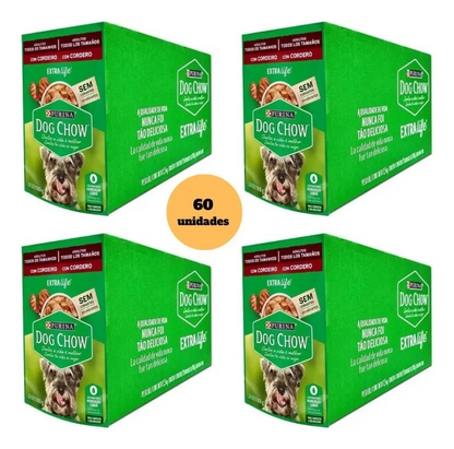 DOG CHOW ADLT TDTM CORDEIRO 60un