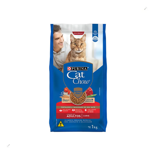 CAT CHOW ADULTOS CARNE 1KG