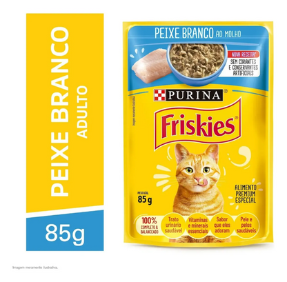 FRISKIES PEIXE BRANCO AO MOLHO 60un