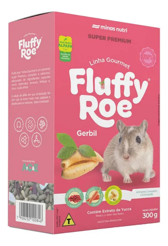 FLUFFY ROE GERBIL GOURMET 300G