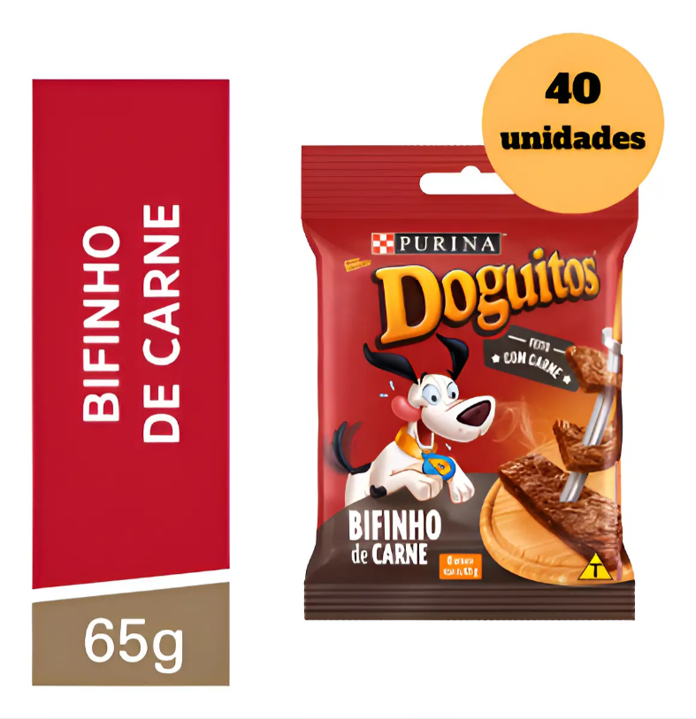 DOGUITOS BIFINHO CARNE 40un
