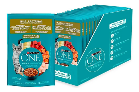 ONE GATOS MULTI PROTEINA ADLT E FILH 15un
