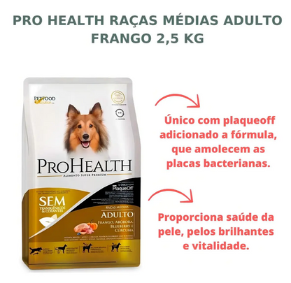 PROHEALTH CAES RACAS MEDIAS ADULTO 2,5KG