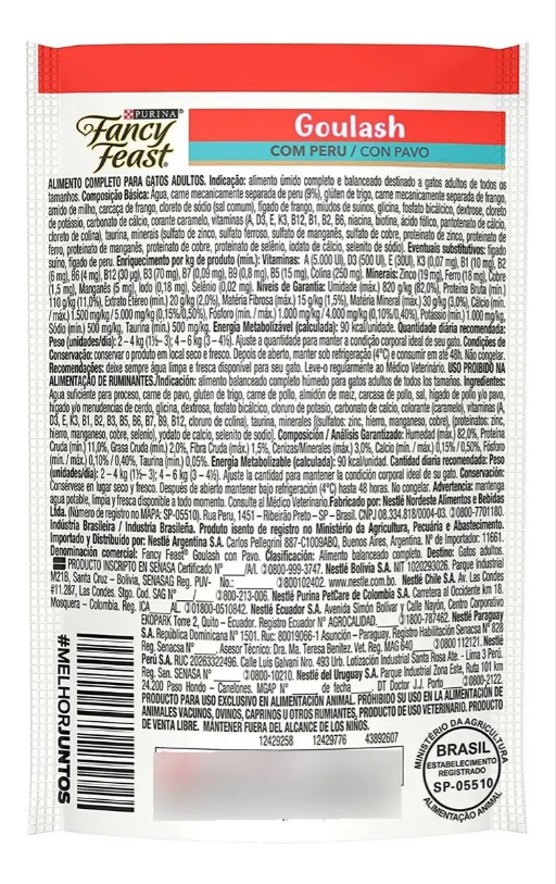 FANCY FEAST GOULASH PERU 60un