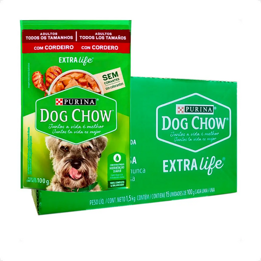 DOG CHOW ADLT TDTM CORDEIRO 15un