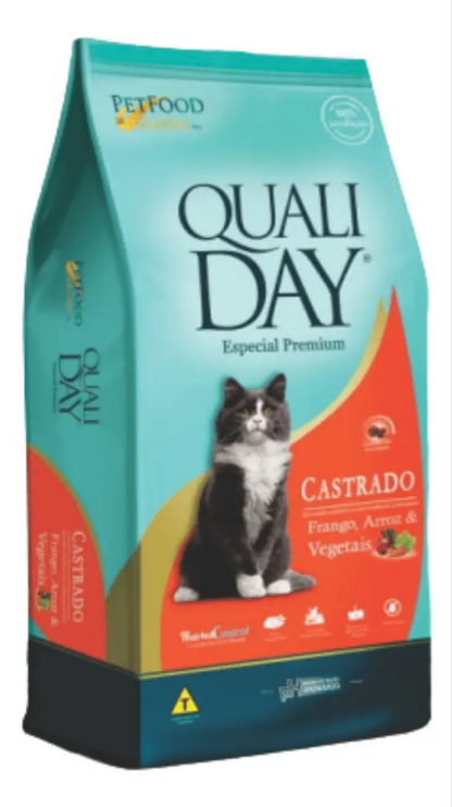 QUALIDAY GATO CASTRADO FRANGO 2,5KG