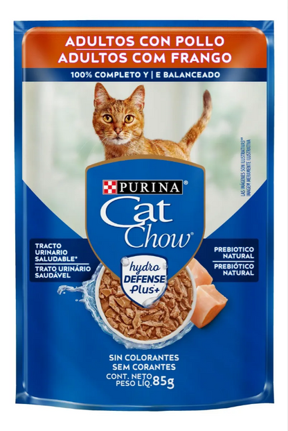 CAT CHOW ADULTOS FRANGO AO MOLHO 60un