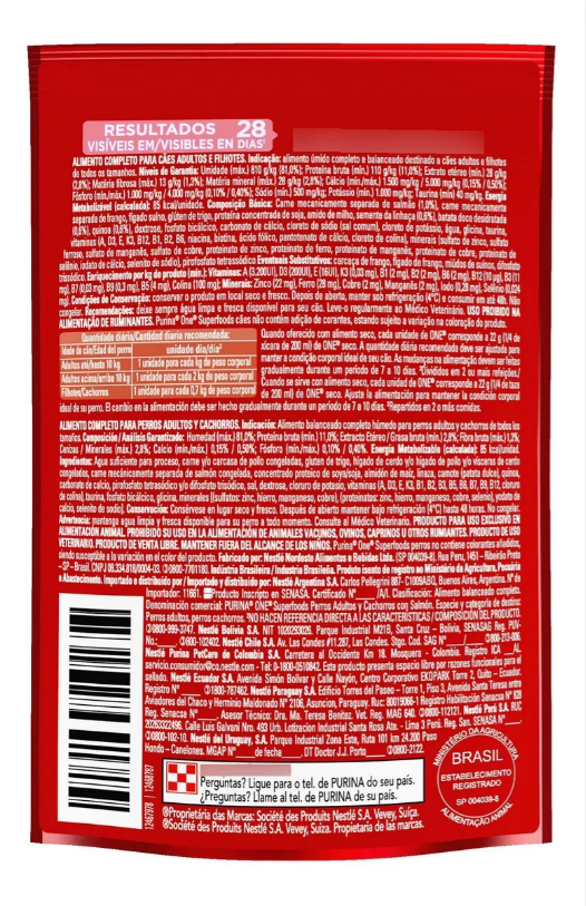 ONE CAES SALMAO SUPERFOODS ADLT E FILH 60un
