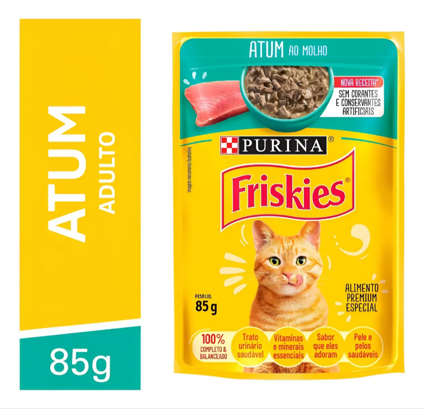 FRISKIES ATUM AO MOLHO 60un