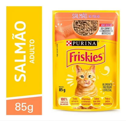 FRISKIES SALMAO AO MOLHO 15un